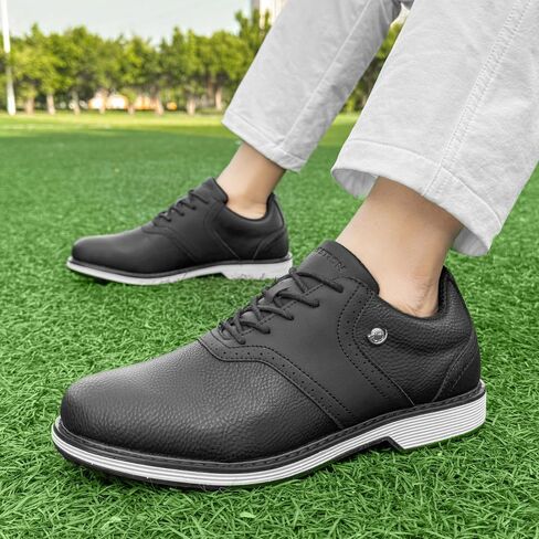 THESTRON Men Golf Shoes Waterproof Professional Golf Footwears Spikes Spikeless Golf Walking Sneakers Turf Sports Golf Training Sneakers for Men in Saudi Arabia
