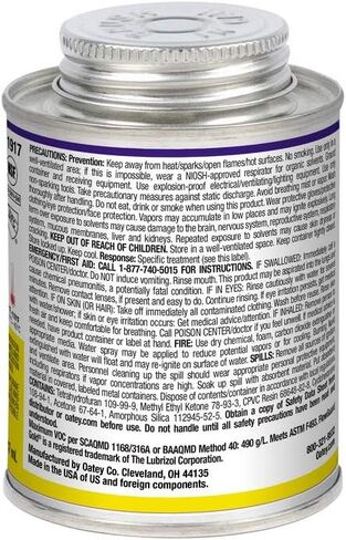 Oatey 31910 1-Step All-Weather Solvent Cement, 4-Ounce, Gold, No Size, No Color in Kuwait