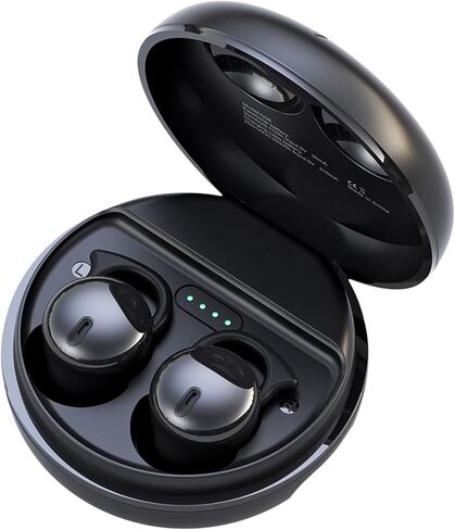 Invisible Sleep Headphones,Sleep Earbuds for Side Sleepers,Comfortable Noise Blocking Sleepbuds,Bluetooth 5.3 Wireless Open Ear Headphones for Sleeping,Driving,Cycling - Yellow A5 in Saudi Arabia