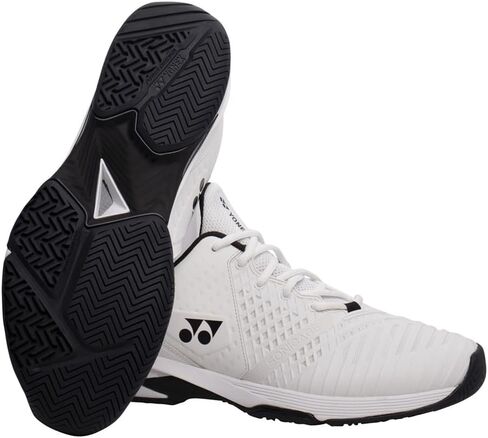 Yonex Men PC Sonicage 3 Plus AC Tennis Shoes All Surface Shoe White - in Saudi Arabia
