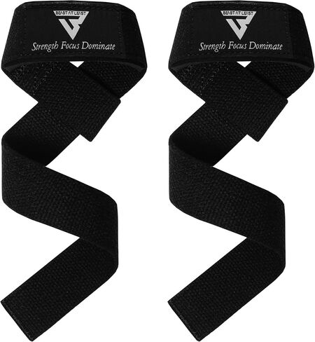 Weight Lifting Straps,Powerlifting Deadlifting, Anti Slip 60CM Hand Bar Grip, 5MM Neoprene Wrist Support, Heavy Duty Weightlifting Bodybuilding Workout in Saudi Arabia