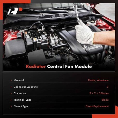 A-Premium Engine Chailing Colling Control Module متوافقة مع Ford Edge 2007-2014 ، Flex 2009 & Lincoln MKX 2007-2015 & Volvo XC60 2010-2016 ، S60 2011-2015 ، XC70 ، S80 ، V60 ، V70 & Land Rover LR2 in Saudi Arabia