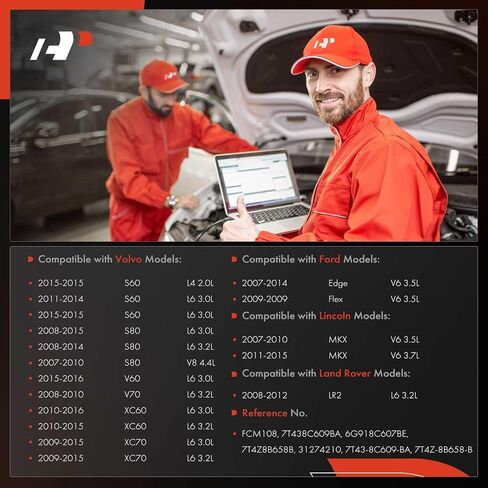 A-Premium Engine Chailing Colling Control Module متوافقة مع Ford Edge 2007-2014 ، Flex 2009 & Lincoln MKX 2007-2015 & Volvo XC60 2010-2016 ، S60 2011-2015 ، XC70 ، S80 ، V60 ، V70 & Land Rover LR2 in Saudi Arabia