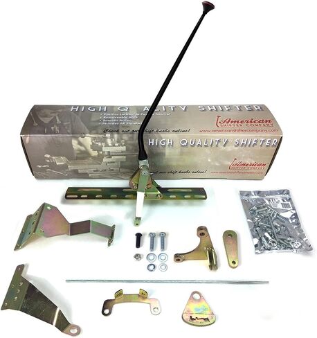 19249 Single Action Automatic Transmission Shifter Kit (23 Single Bend Black Arm with Black Knob) in Saudi Arabia