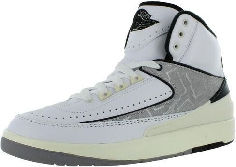 Jordan Big Kid's 2 Retro Python White/Fire Red-Black-Sail (DQ8562 102) in Kuwait