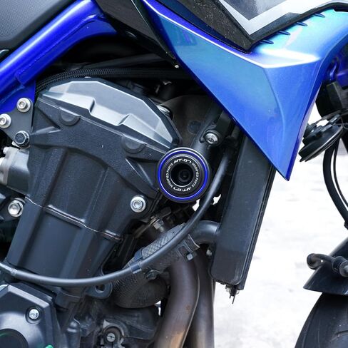 Motorcycle Frame Sliders Falling Crash Protector Guards Compatible With 2025 MT07 MT-07 FZ07 MT 07 Tracer 7 700/GT 2014-2025 2024 2023 2022 2021 (Blue) in Saudi Arabia