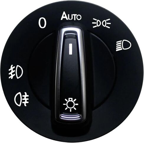 مفتاح التحكم في مصباح المصباح الأمامي يناسب Lavida Fit لـ Golf Fit for Bora Fit for Passat Beetle Fit for Jetta Fit for Polo Fit for Tiguan ، Automatic Liption Switch (10pin) in Saudi Arabia