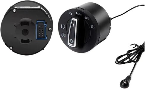 Headlight Lamp Control Switch Fit for Lavida Fit for Golf Fit for Bora Fit for Passat Beetle Fit for Jetta Fit for Polo Fit for Tiguan, Automatic Headlight Switch(10pin) in Saudi Arabia