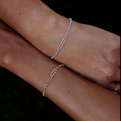 1/2/3 PCS Friendship Bracelet for Women, Stainless Steel Link Bracelets for Best Friend/Mother Daughter/Sister in Kuwait