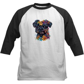 Cafepress Affenpinscher Kids Baseball T Shirt Kids Cotton Baseball Jersey ، 3/4 Raglan Sleeve Shirt in Saudi Arabia
