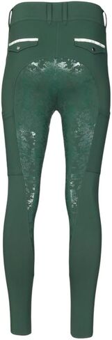 Equestrian Toile Compression Breeches-Evergreen-XL in Saudi Arabia