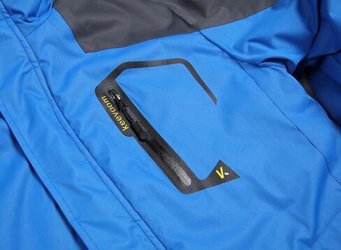 Keevoom Mens Winter Jackets Ski Snow Coats دافئة مقنعين مقنعين معاطف المطر على الجليد على الجليد in Kuwait