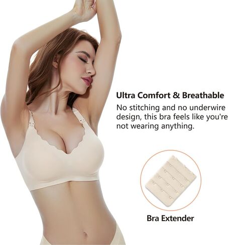 حمالات صدر للرضاعة الطبيعية، 3 قطع من حمالات الصدر الداعمة للحوامل، حمالات صدر مريحة للغاية للنساء in Kuwait