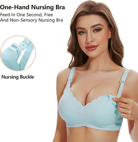 حمالات صدر للرضاعة الطبيعية، 3 قطع من حمالات الصدر الداعمة للحوامل، حمالات صدر مريحة للغاية للنساء in Kuwait