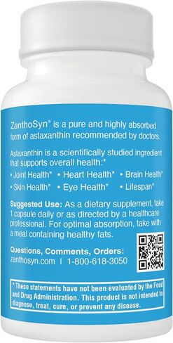 Astaxanthin ، القوة الثلاثية (12mg) x التوافر الحيوي الثلاثي (امتصاص 3x في مجرى الدم) ، نقاء متفوقة ، غير محلي ؛ in Saudi Arabia