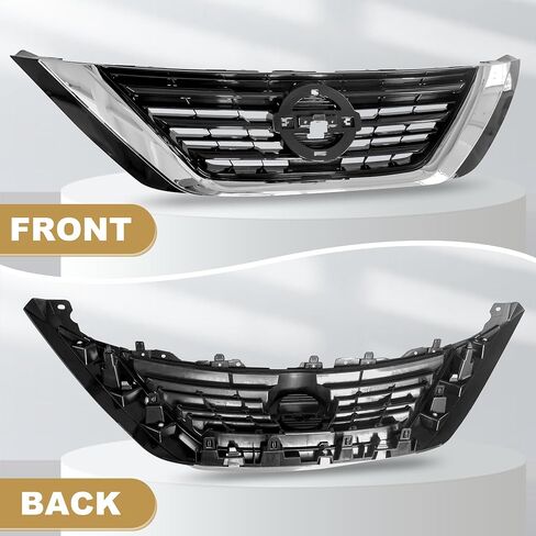 Partsflow Front Pumper Air Grille Shell Shell Black Insert Grill Assembly لعام 2016 2017 2018 Nissan Altima NI1200283 in Saudi Arabia