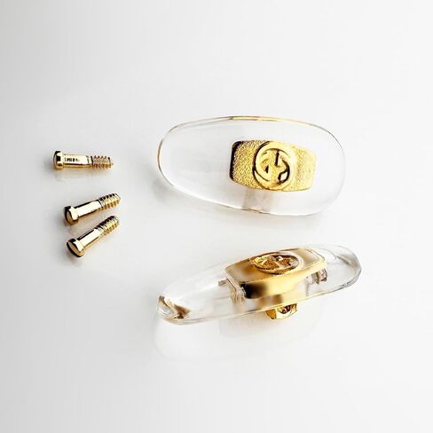 Replacement Screws for Nose Pads Compatible to Gucci Sunglasses Eyeglasses Nose Pads with Screwdriver Free Nose Pad (Gold) in Saudi Arabia