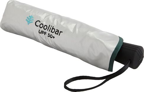 Coolibar UPF 50+ Unisex Sanya Compact Umbrella, Black, One Size, Matte Black Coating - Sun Protective in Saudi Arabia