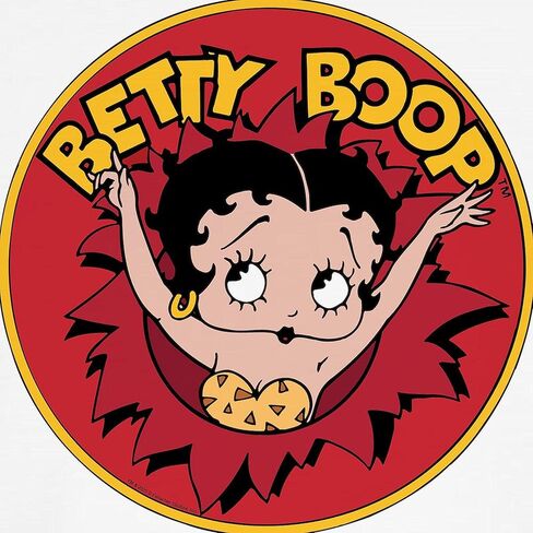 CafePress Betty Boop Busting Out Kids Baseball T Shirt Kids Cotton Baseball Jersey, 3/4 Raglan Sleeve Shirt in Saudi Arabia