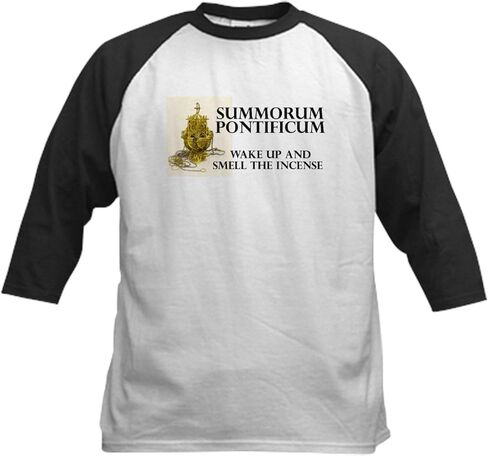 CafePress Summorum Pontificum Kids Baseball Jersey Kids Cotton Baseball Jersey, 3/4 Raglan Sleeve Shirt in Saudi Arabia