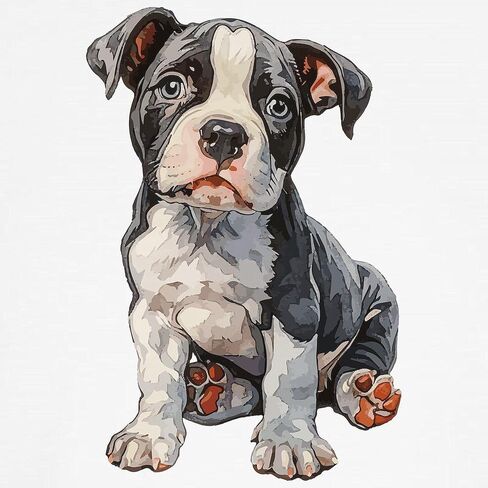 Cafepress American Pit Bull Terrier Puppy Kids Baseball T Shirt Kids Cotton Baseball Jersey ، 3/4 Raglan Sleeve Shirt in Kuwait