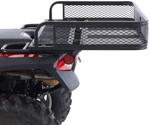 أسود أرملة ATV التخزين الخلفي رف الصلب الشبكة Universal Deluxe ، 300 رطل. in Saudi Arabia