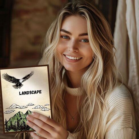 GLOBLELAND Mountains Landscape Boho Clear Stamps Window Landscape Scenery Silicone Clear Stamp Seals for DIY Scrapbooking Journals Decorative Cards Making Photo Album in Saudi Arabia