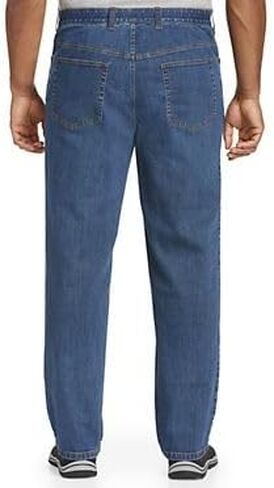 Harbour Bay by DXL Men's Big and Tall Comfort Comfort Jeans in Kuwait