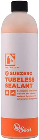 Orange Seal - Subzero Formula Tubeless Bike Tire Sealant | Effective Down to -20 Fahrenheit | for Fat Bike, MTB, Road, CX and Gravel Bicycle Tires in Kuwait