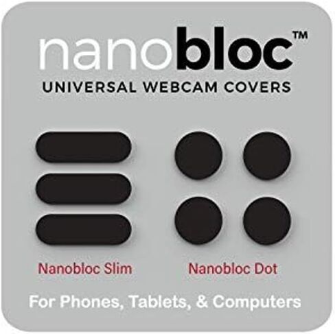 Nanobloc Universal Webcam Covers - Privacy Protection Accessory, No Residue Application - Dots and Bars, 7 Pieces - Dogs in Saudi Arabia