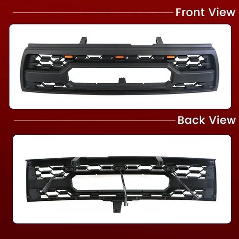 شواية أمامية متوافقة مع 2006 2007 2008 2009 4Runner Direct Results Grille Grille With With Letters و 3 LED Lights و Matte Black in Saudi Arabia