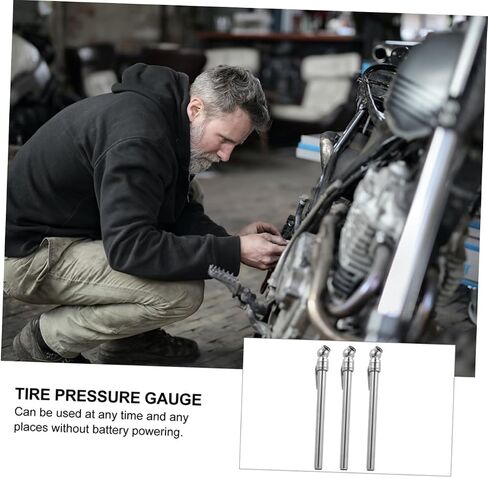 Vaguelly 5pcs Car Tire Pressure Gauge Pencil Accurate Portable Tire Pressure Checker for Cars Trucks Suvs and Motorcycles Design in Saudi Arabia