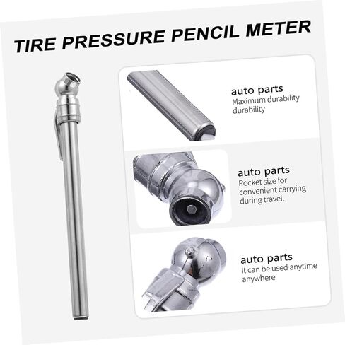 Vaguelly 5pcs Car Tire Pressure Gauge Pencil Accurate Portable Tire Pressure Checker for Cars Trucks Suvs and Motorcycles Design in Saudi Arabia