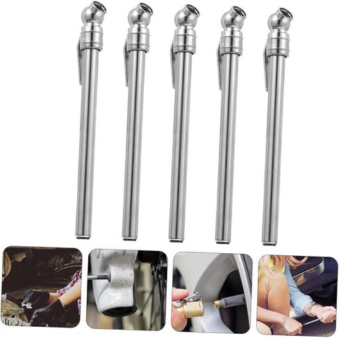 Vaguelly 5pcs Car Tire Pressure Gauge Pencil Accurate Portable Tire Pressure Checker for Cars Trucks Suvs and Motorcycles Design in Saudi Arabia