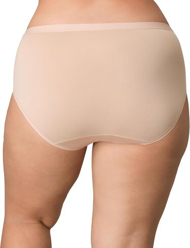 PLAYTEX Women's Microfiber Hipster Pack, Plus-Size Underwear Available, Full Coverage, Moisture-Wicking, 3-Pack in Saudi Arabia