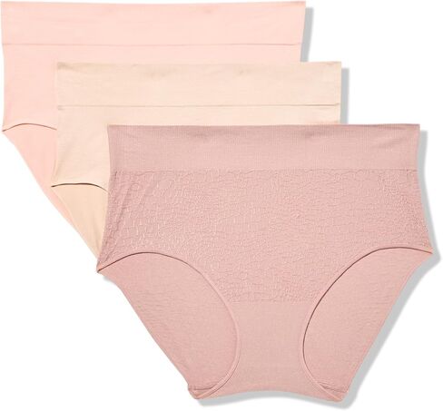 فوائد Warner's Women's Women's No Tusinching No Compritices No Parcip-Sevelive Sevelivy Waist Brief 3-Pack WRW251BR06 in Saudi Arabia
