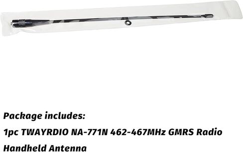 TWAYRDIO 15" GMRS Radio Whip Antenna with BNC Connector for 462-467MHz GMRS Handheld Radios Walkie Talkies in Saudi Arabia