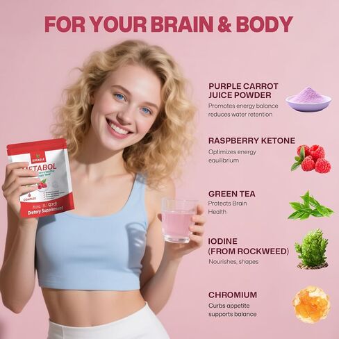Oxeagle Hunger Supplement for Women & Men with Raspberry Ketone for Gut Health and Immunity. (1) in Saudi Arabia
