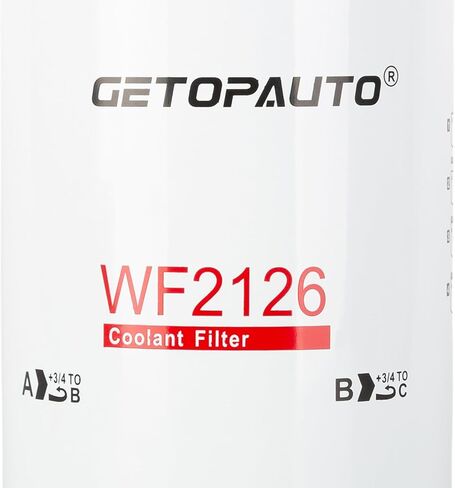 مرشح سائل تبريد المياه WF2126 متوافق مع Cummins ISX WF2126 4907485 يحل محل Donaldson P550866 ، Baldwin BW5086 ، Luber Finer LFW2126 ، WIX 24112 in Saudi Arabia