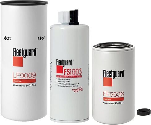 FleetGuard الأصلي - Cummins Filtration LF9009 - FS1003 - FF5636 FleetGuard Filters Kit for Cummins in Kuwait