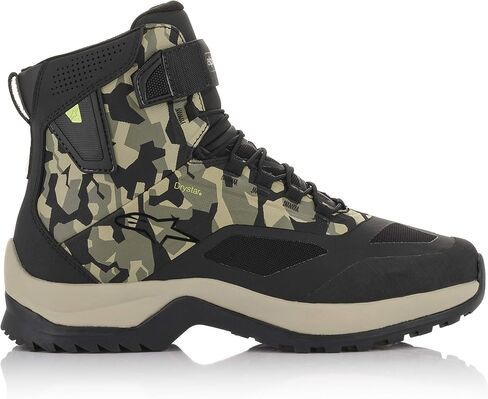أحذية Alpinestars CR-6 Drystar Riding (8) (أسود/رمادي/gunmetal) in Saudi Arabia