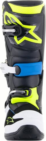 Alpinestars 2015017-1124-07 Tech 7S Boots BLK/GRY/WHT/FLUO ORG SZ 07 in Kuwait