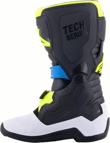 Alpinestars 2015017-1124-07 Tech 7S Boots BLK/GRY/WHT/FLUO ORG SZ 07 in Kuwait