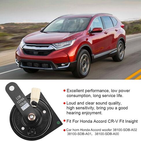 انخفاض لحن القرن قرن مع مواد حديدية اللون الأسود ل CRV Fit Insight بصوت عال وواضح جودة الصوت in Kuwait