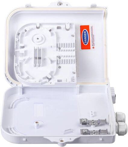 6 Core Fiber Optical Terminal Box Fiber Optic Distribution Enclosure FTTH Fiber Optic Accessories 8.08 x 5.31 x 1.57inch in Kuwait