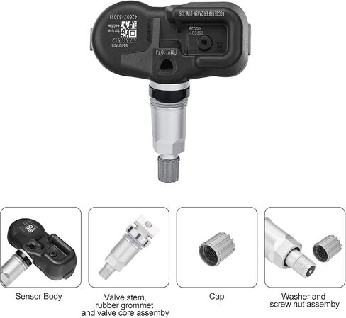 BDFHYK OEM مستشعر TPMS مستشعر نظام مراقبة ضغط الإطارات 315 ميجا هرتز متوافق مع 2005-2014 جيب كرايسلر دودج ميتسوبيشي، رانجلر ليبرتي جراند شيروكي تشارجر 200 300، 68001696AB، 56029465AB in Kuwait