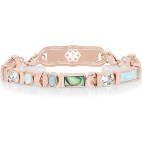 Lauren's Hope Isla in Rose Gold Medical ID Bracelet, Parent in Saudi Arabia