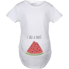 Maternity I Ate A Seed T Shirt Funny Watermelon Pregnancy Tee in Saudi Arabia