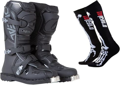 O'NEAL Youth Element Boots with Pro MX Socks Combo in Saudi Arabia