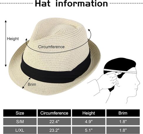 Simplicity Fedora for Men Women Unisex Men's Women's Classic Manhattan Structured Gangster Trilby Fedora Hat in Saudi Arabia